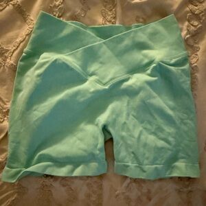 Women's Mint Green Bike Shorts